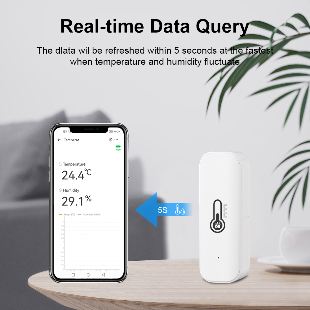 Ewelink ZigBee Smart Temperatu - Digital Hygrometer Probe ulasan dan harga
