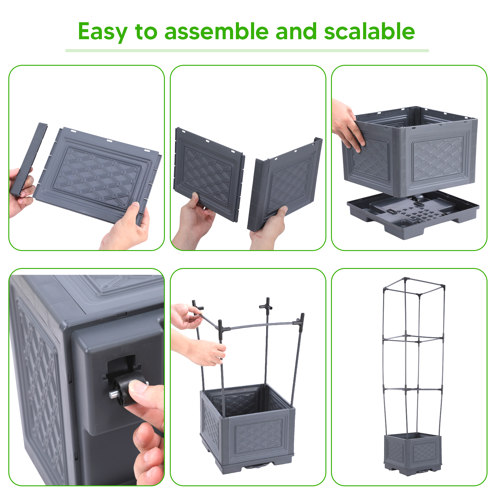Three-Layer Wheeled Climbing V - Vine Climbing Plastic ulasan dan harga