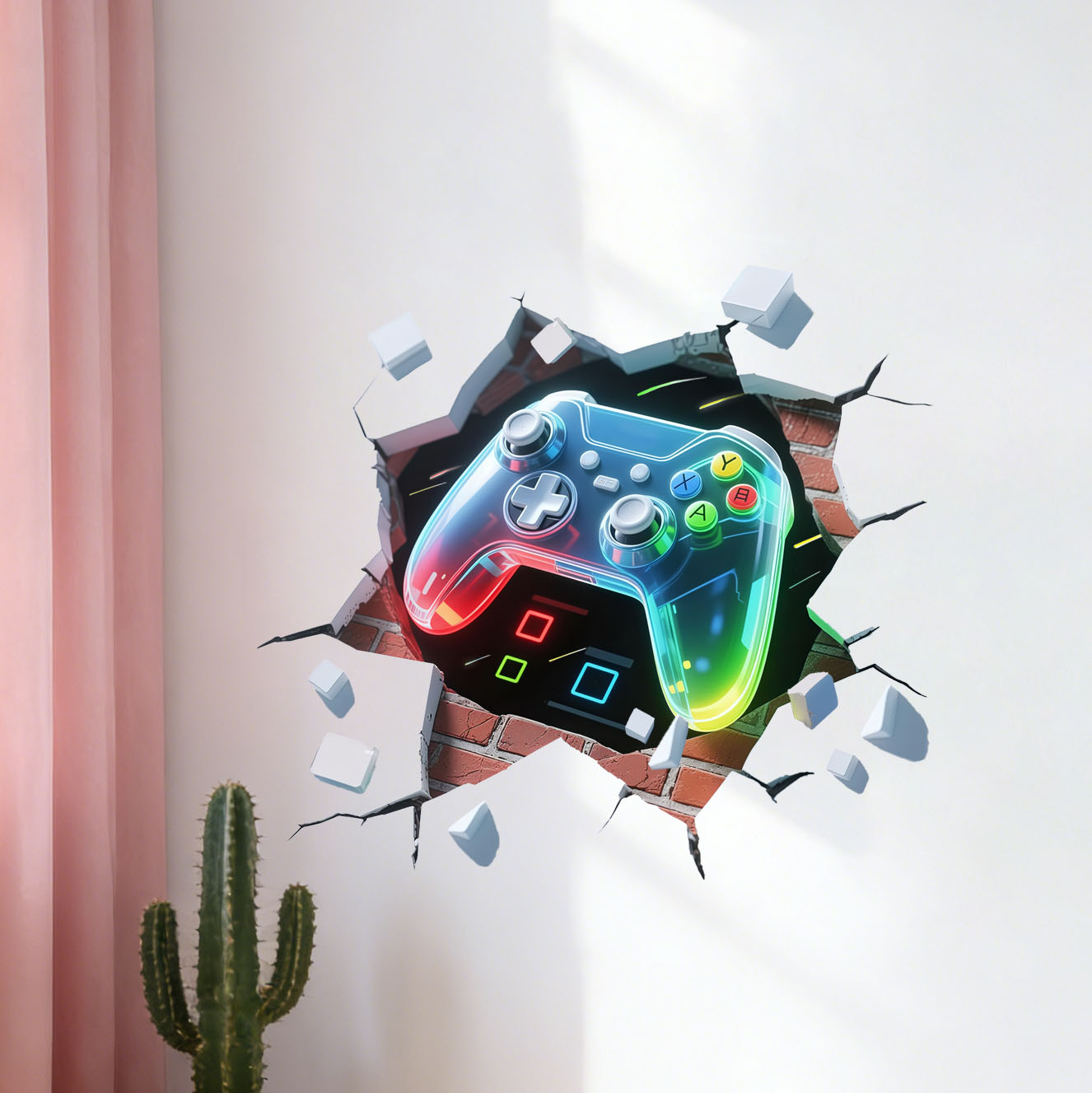 Game Controller Decal for Boys - Pvc Panel Background ulasan dan harga