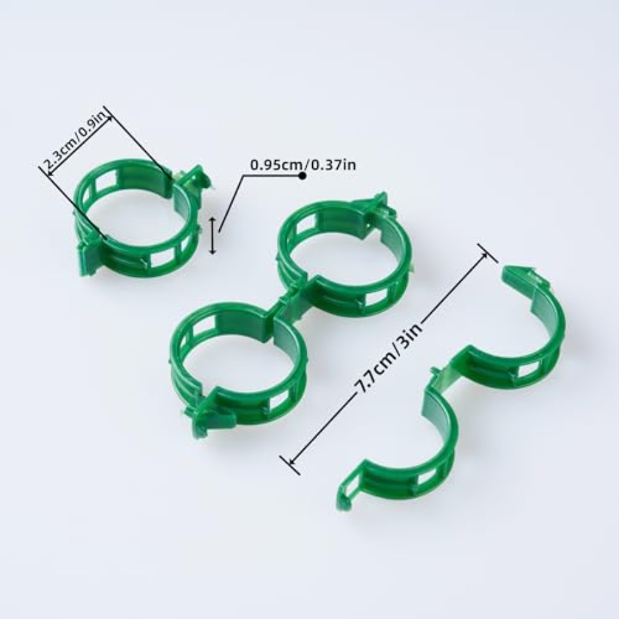 100 Pcs Plant Support Clips Pl - Vine Climbing Plastic ulasan dan harga
