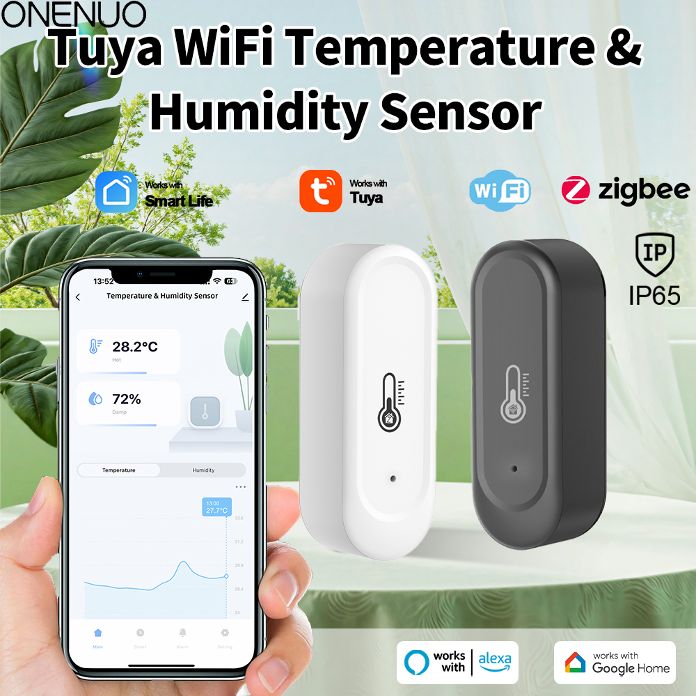 IP65 Zigbee or WiFi Temperatur - Digital Hygrometer Probe ulasan dan harga