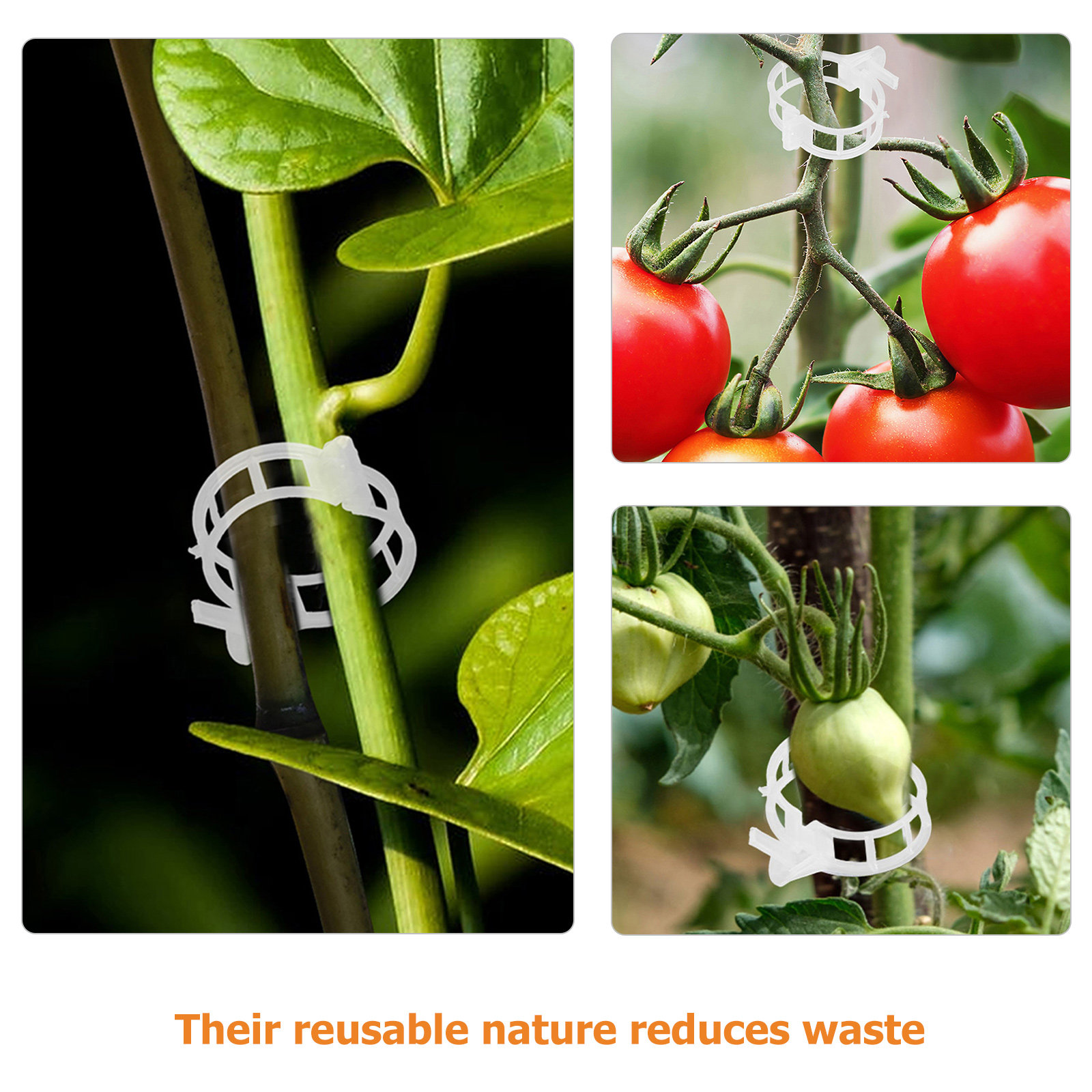 400Pcs Tomato Clips Plastic Ve - Vine Climbing Plastic ulasan dan harga