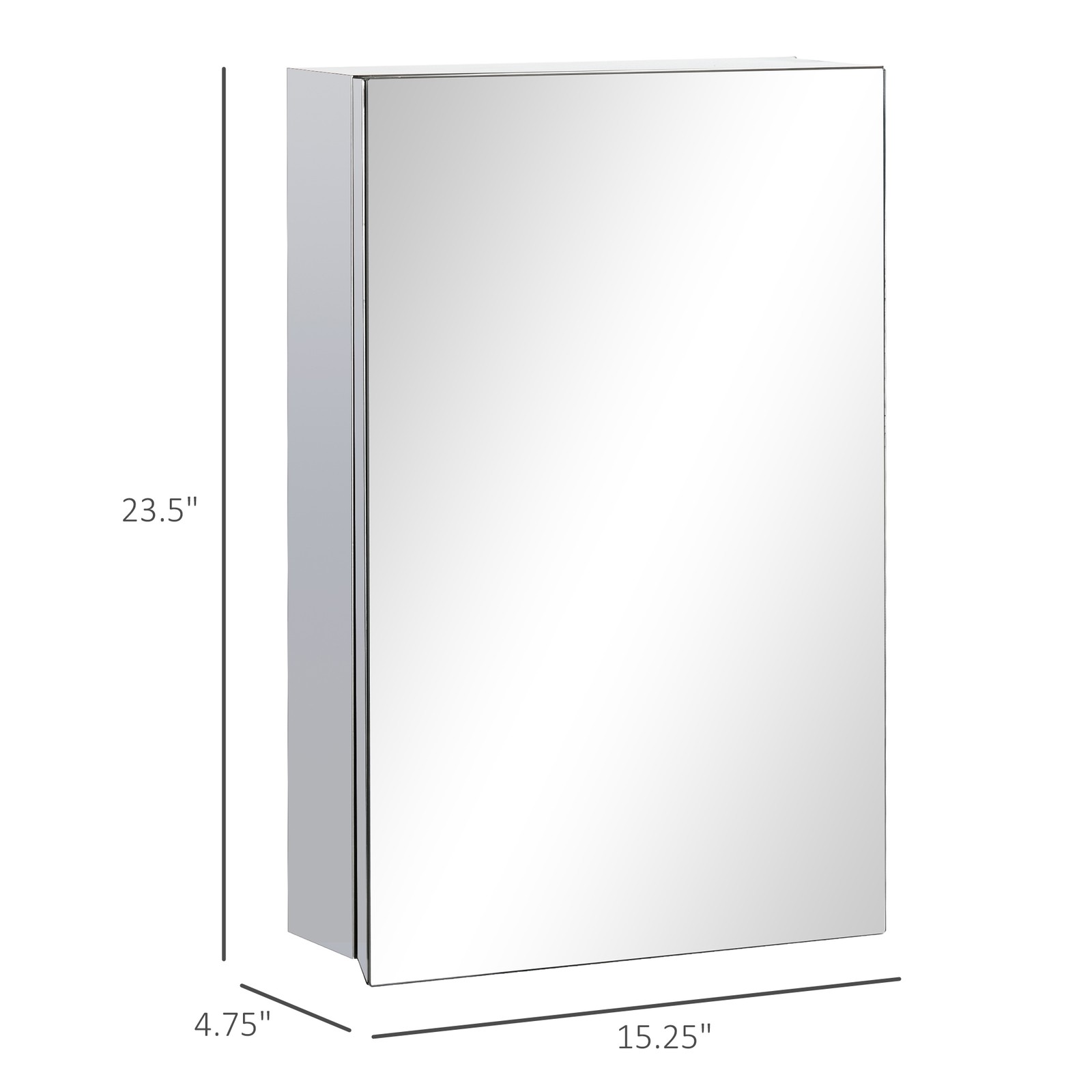Bathroom Cabinet Wall Mounted  - Glass Door Hinge ulasan dan harga