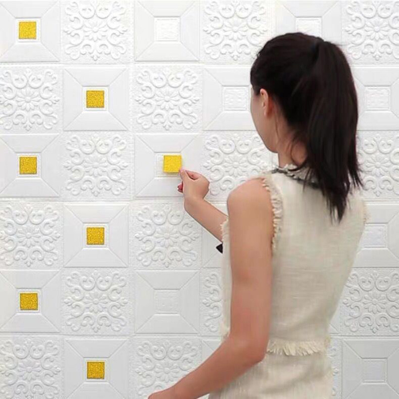 3D wallpaper room decoration w - Pvc Panel Background ulasan dan harga