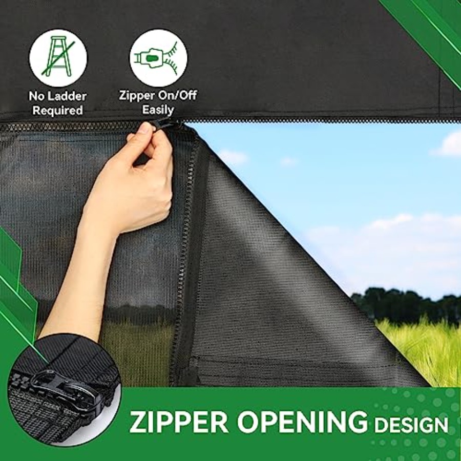RV Awning Shade Screen 9' x 15 - Screen Top Mesh ulasan dan harga